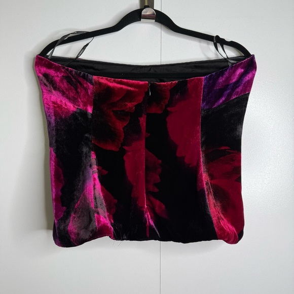 Retrofete - Nat Top - Velvet floral tube top size large RTR - Picture 4 of 9